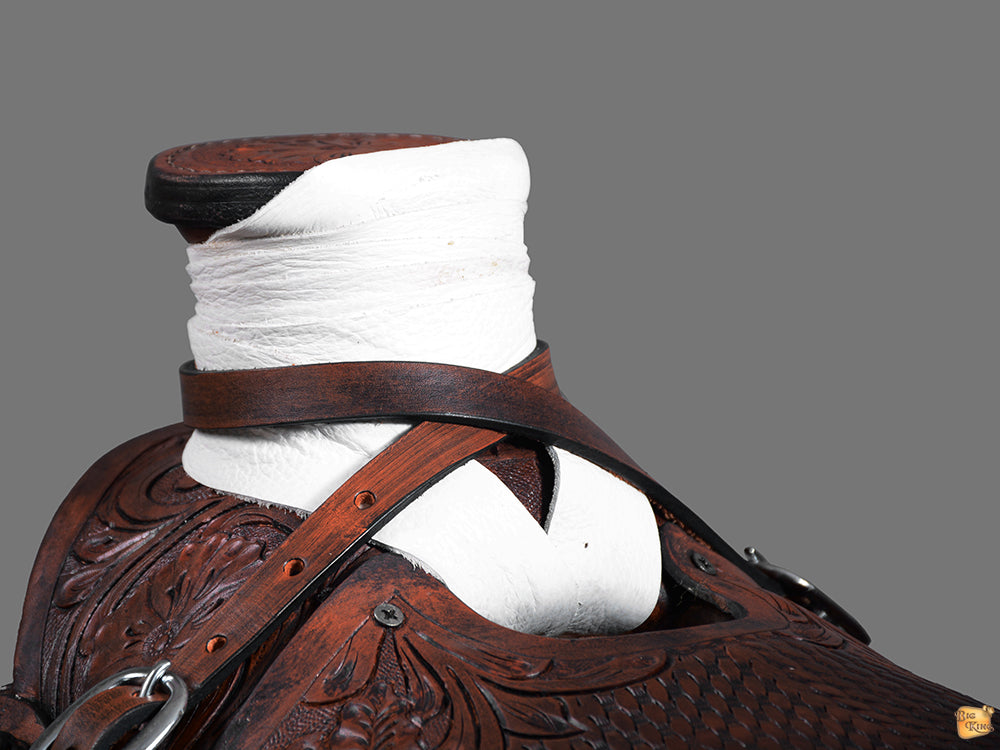 Western Horse Wade Saddle American Leather Ranch Roping Dark Brown