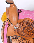 Comfytack Kids Youth Children Miniature Pony Saddle Leather Pleasure Western