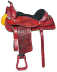 COMFYTACK Kids Youth Children Miniature Pony Saddle Leather Western Toddler