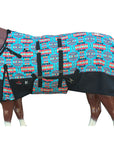 HILASON 1200D Winter Waterproof Poly Horse Printed Turnout Blanket Belly Wrap | Turnout Blankets for Horses