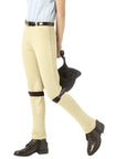 Equistar Childs Pull On Cuff Cotton Lycra Blend Jod Neutral Beige