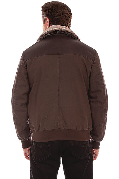 Canvas W/leather Trim - 1064