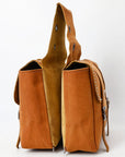 HILASON Western Leather Horse Saddle Bag For Trail