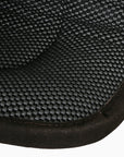 Hilason Horse Bareback Saddle Pad Anti Slip Base Suede Leather Brown