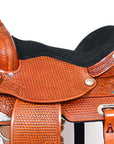 Hiason Western Horse Treeless Trail Barrel Saddle American Leather