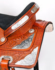 Hiason Western Horse Treeless Trail Barrel Saddle American Leather