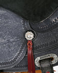 Hilason Western Horse Treeless Trail Pleasure American Leather Saddle