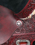 Hilason Western Horse Treeless Trail Barrel American Leather Saddle