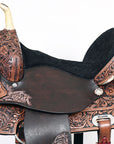 Hilason Western Horse Treeless Trail Barrel Saddle American Leather