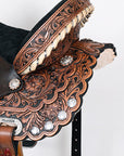 Hilason Western Horse Treeless Trail Barrel Saddle American Leather