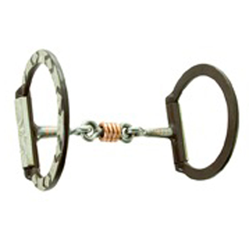 Hilason Brown Dee H. Bit Dog Done Mouth W/ Copper Rings – Hilason