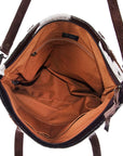 American Darling Western Tote Bag – Hair-On Cowhide with Genuine Leather Trim, Spacious Shoulder Bag for Everyday Use and Travel