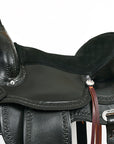 HILASON Western Horse Saddle American Leather Flex Tree Trail & Pleasure Black