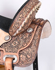 Flex Tree Western Horse Saddle American Leather Trail Barrel By Hilason