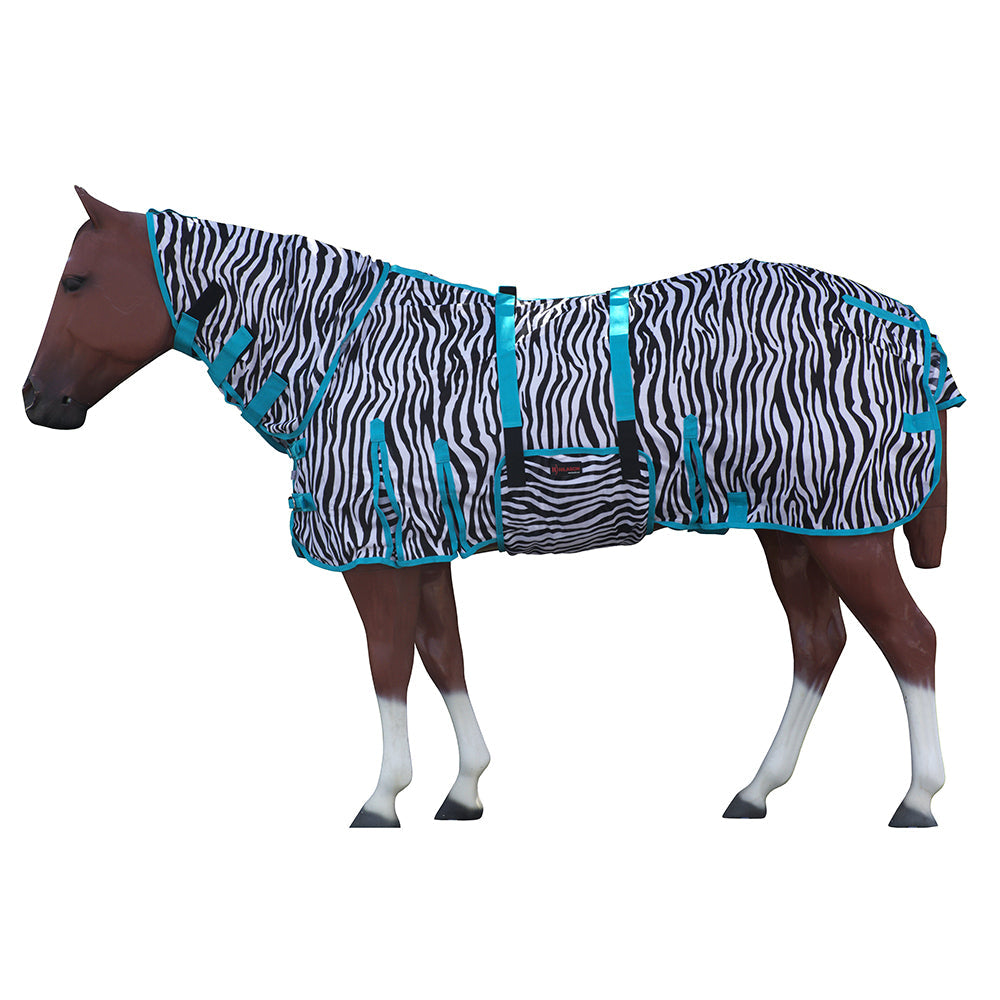 HILASON Horse Fly Sheet UV Protect Breathable Mesh Bug Mosquito Spring | Summer Horse Rug | Fly Rug