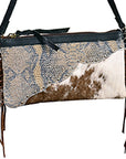 American Darling ADBGS136 Small Crossbody Hair-On Genuine Leather Women Bag Western Handbag Purse
