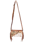 American Darling ADBGS139 Small Crossbody Hair-On Genuine Leather Women Bag Western Handbag Purse