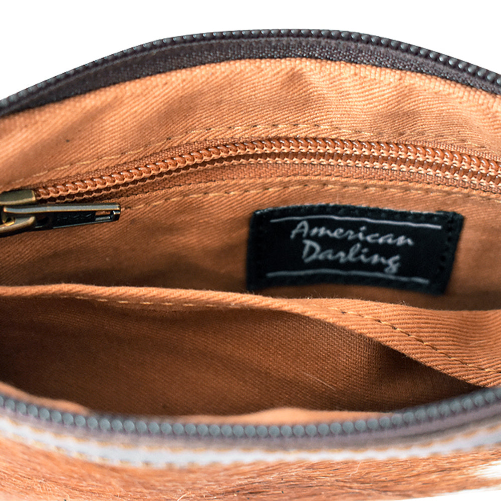American Darling Small Crossbody Hair On Genuine Leather Women Bag Western Handbag Purse