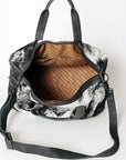 American Darling Women's Duffel Bag Western Hair On Genuine Leather Handbag and Ladies Purse