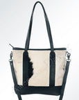 American Darling Women's Tote Bag Hair-On Genuine Leather Handbag and Ladies Purse