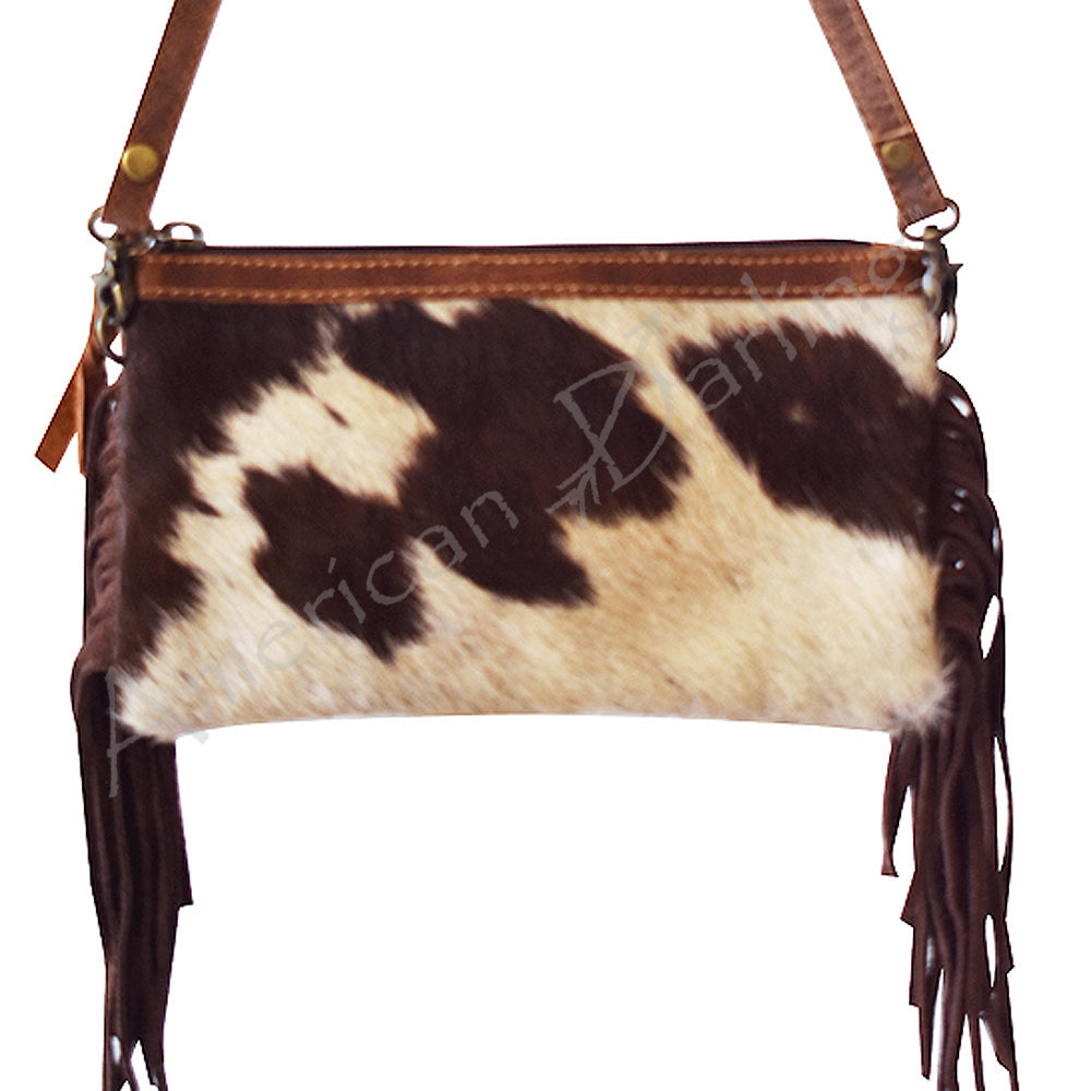 American Darling Small Crossbody Hair On Genuine Leather Women Bag Western Handbag Purse