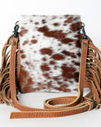 American Darling Cross Body Hair On Genuine Leather Women Bag Western Handbag Purse