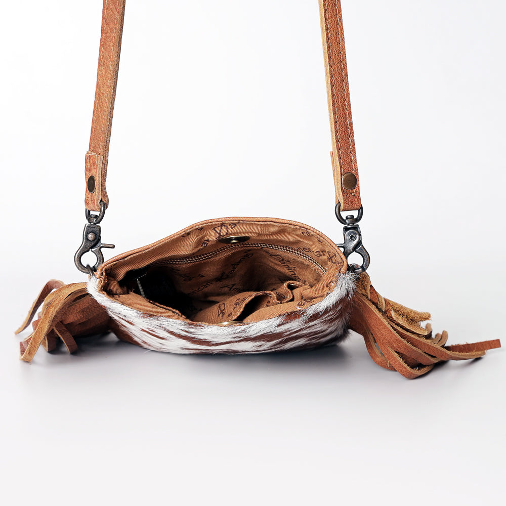 American Darling Cross Body Hair On Genuine Leather Women Bag Western Handbag Purse
