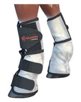 Hilason Uv Protection Arab Horse Size Insects Fly Boots Grey Black