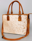 American Darling Briefcase Hair-On Genuine Leather Women Bag Western Handbag Purse