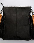 American Darling Messenger Hand Tooled Hair On Genuine Leather Western Women Bag Handbag Purse | Cute