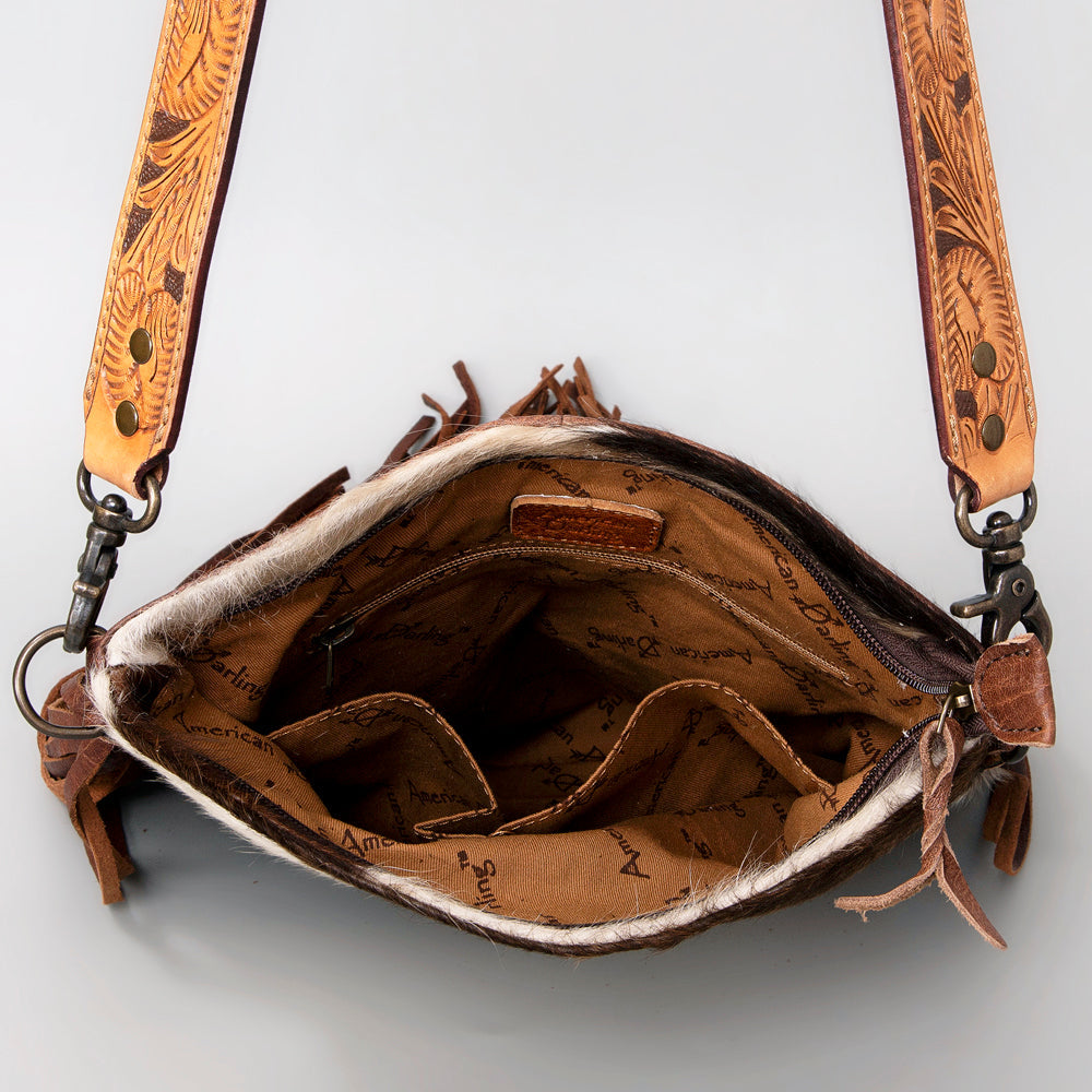 ADBGS192BRW American Darling Hair On Genuine Leather Women Bag Western Handbag Purse