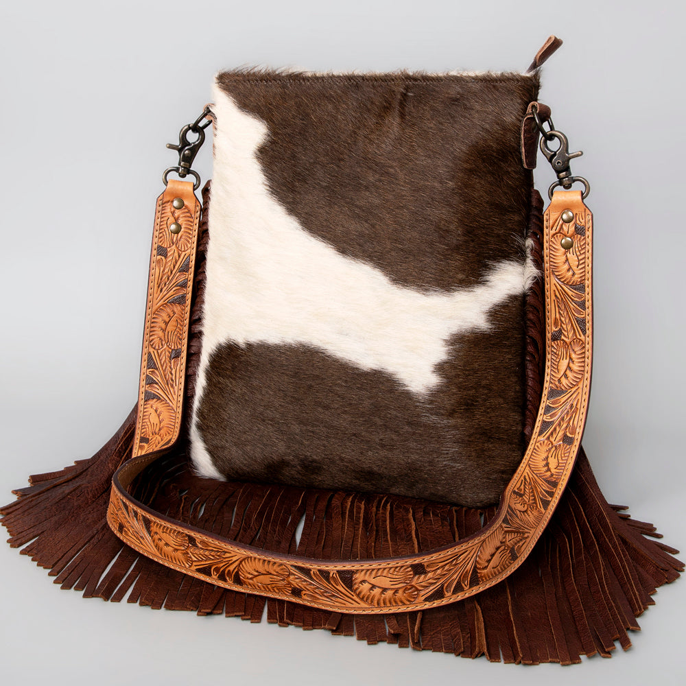 ADBGS192BRW American Darling Hair On Genuine Leather Women Bag Western Handbag Purse