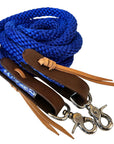 5/8 in x 8 ft Hilason Poly Roper Reins Scissor Snap