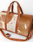 American Darling Women's Duffel Bag Western Hair On Genuine Leather Handbag and Ladies Purse