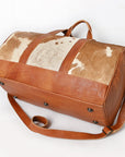 American Darling Women's Duffel Bag Western Hair On Genuine Leather Handbag and Ladies Purse