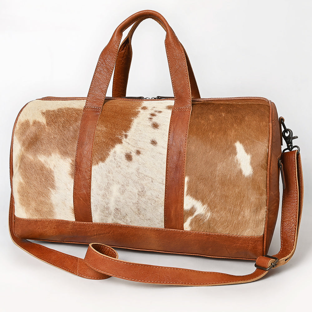 American Darling Women's Duffel Bag Western Hair On Genuine Leather Handbag and Ladies Purse
