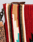 American Darling ADBG217 Large Crossbody Hand Tooled Saddle Blanket Genuine Leather Women Bag Western Handbag Purse