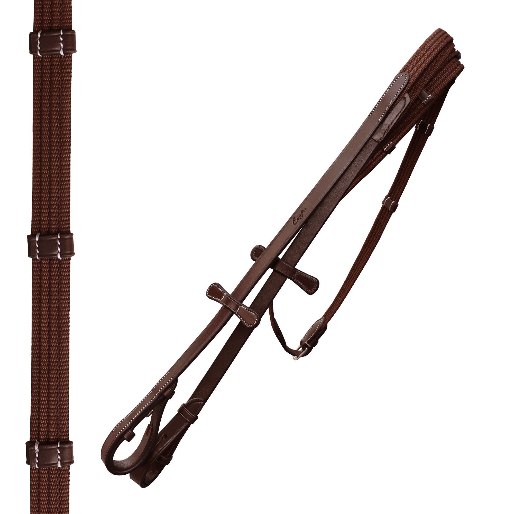 ExionPro Broad Wave Shape Designer Fancy Dressage Bridle &amp; Web Reins