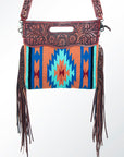 American Darling Cross Body Saddle Blanket Genuine Leather Western Women Bag |Handbag Purse Crossbody for Cute