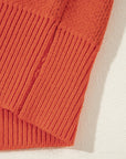 Halloween Pumpkin Face Drop Shoulder Sweater