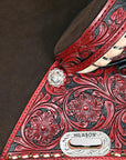 Hilason Western Horse Treeless Trail Barrel American Leather Saddle