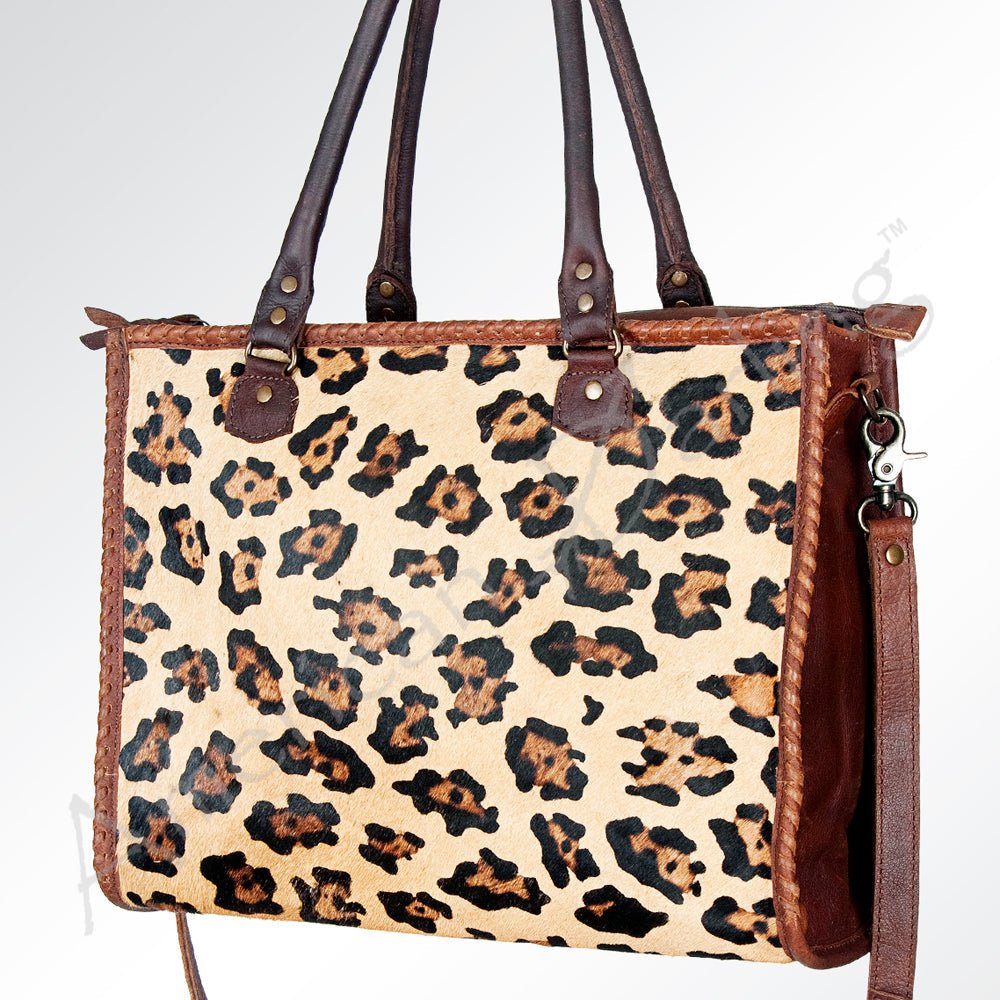 American Darling Briefcase Hair On Genuine Leather women bag western handbag purse