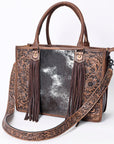 American Darling Briefcase Hand Tooled Saddle Blanket Genuine Leather women bag western handbag purse