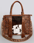 American Darling Briefcase Hand Tooled Saddle Blanket Genuine Leather women bag western handbag purse