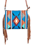American Darling Cross Body Saddle Blanket Genuine Leather Women Bag Western Handbag Purse