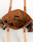 American Darling Cross Body I Hand Tooled Hair-On Genuine Leather Women Bag Western Handbag Purse
