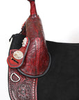 Western Horse Child Saddle Treeless American Leather Barrel
