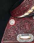 Western Horse Child Saddle Treeless American Leather Barrel