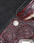 Western Horse Saddle Hilason Treeless American Leather Barrel Racing