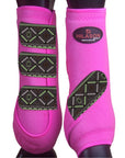 Hilason Horse Medicine Sports Boots Rear Hind Leg